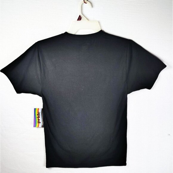 Love Is Love Rainbow Pride Shirt Small Black Unisex LGBTQ Short Sleeve Tee - Picture 8 of 8
